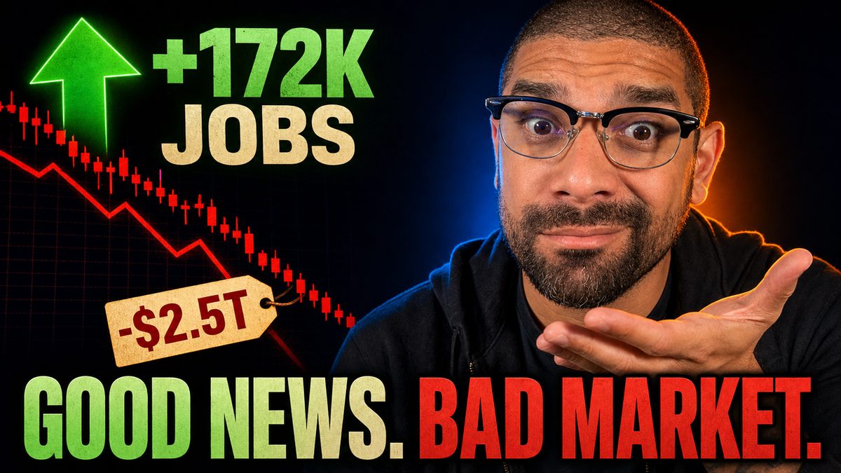 Devin Robinson breaking down the week a +172K jobs report erased $2.5 trillion, driven by the SpaceX IPO liquidity vacuum.